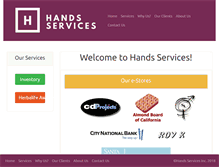 Tablet Screenshot of gohands.com